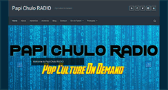 Desktop Screenshot of papichuloradio.com